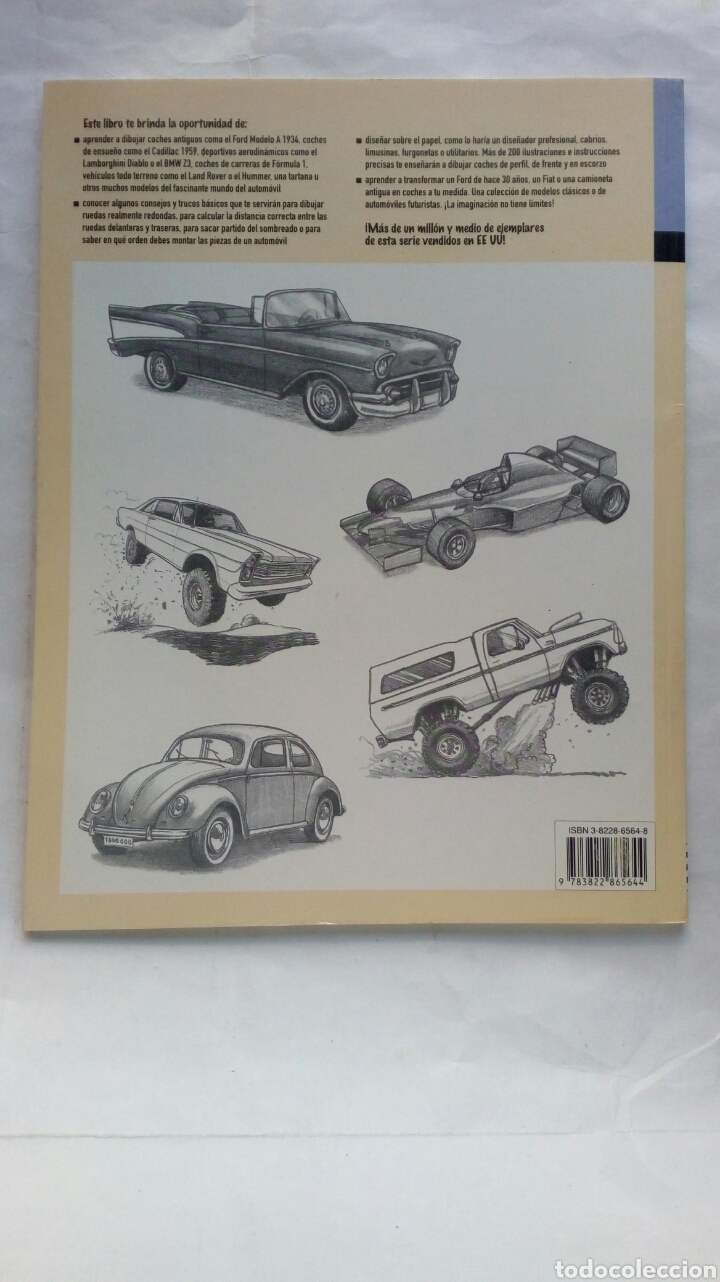 Libros de segunda mano: Autom&oacute;viles, dibujar paso a paso. Doug DuBosque. - Foto 2