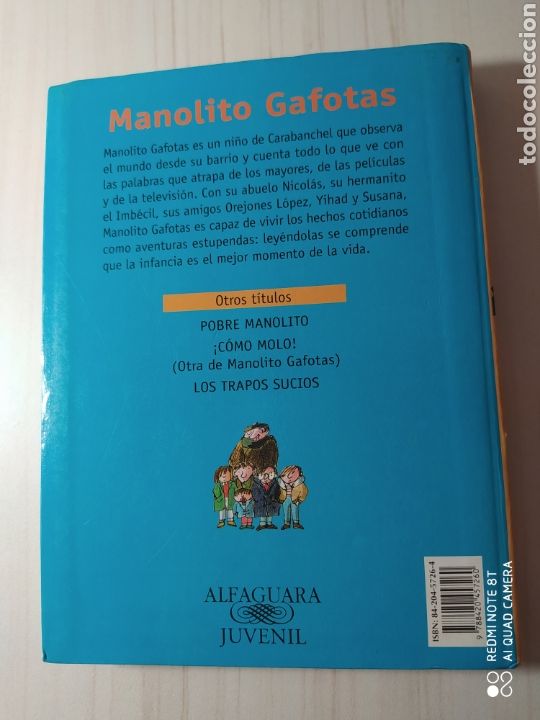 Libros de segunda mano: MANOLITO GAFOTAS - ELVIRA LINDO - Foto 2