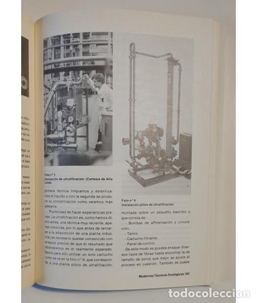Libros de segunda mano: MODERNAS T&Eacute;CNICAS ENOL&Oacute;GICAS. MADRID, Antonio. Elgra. 1985. - Foto 3