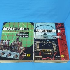 Libros de segunda mano: LOTE DE 6 LIBROS - ELECTRONIA+RADIO+TV - TOMOS DEL 4 AL 9 - EDICIONES AFHA - AÑO 1969/70