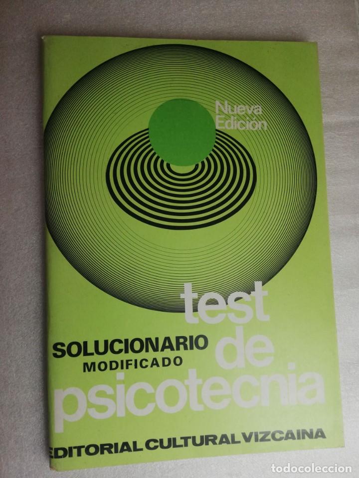 Libros de segunda mano: TEST PSICOTECNIA MODIFICADO Y SOLUCIONARIO - Foto 3