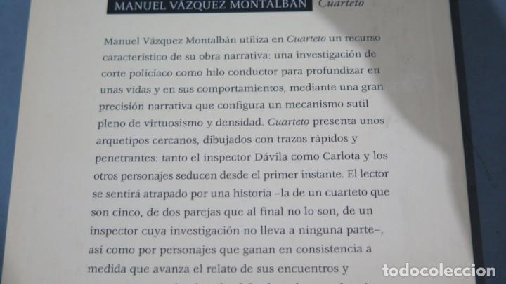 Libros de segunda mano: 2002.- CUARTETO. MONTALVAN - Foto 2