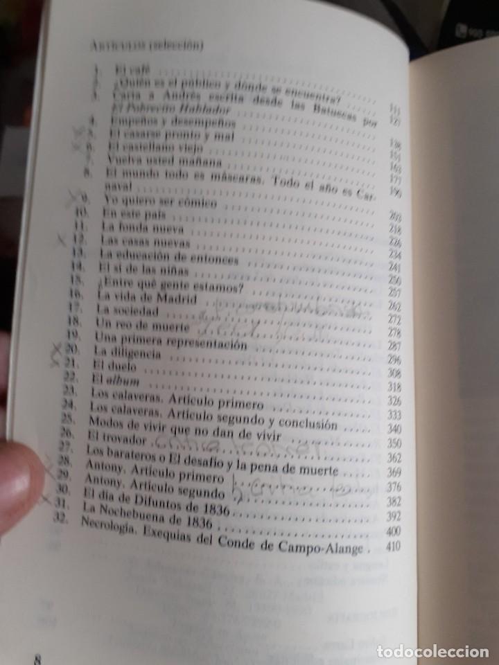 Libros de segunda mano: MARIANO JOS&Eacute; DE LARRA ART&Iacute;CULOS CATEDRA 1990 - Foto 9