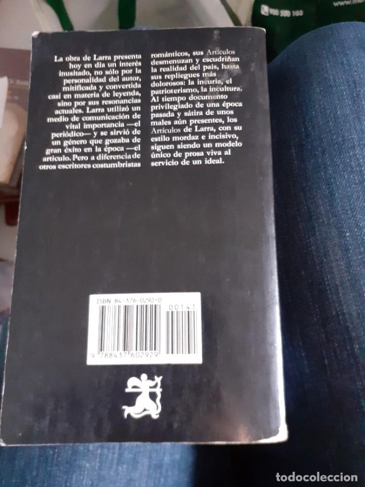 Libros de segunda mano: MARIANO JOS&Eacute; DE LARRA ART&Iacute;CULOS CATEDRA 1990 - Foto 11
