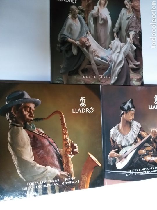Livres d'occasion: Tres libros Lladr&oacute;. Series limitadas 1996-97 gres esculturas Goyescas. &Eacute;lite 1998-99 . . . Cer&aacute;mica