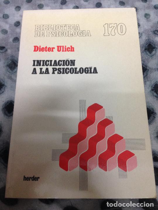 Libros de segunda mano: Iniciacion a la psicologia - Ulich, Dieter - Foto 1