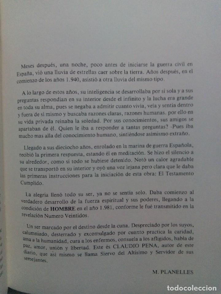 Libros de segunda mano: EL TESTAMENTO. REVELACIONES DEL M&Aacute;S ALL&Aacute; / CLAUDIO PENA - Foto 5