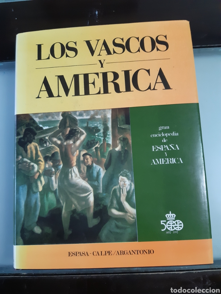 Libros de segunda mano: LOS VASCOS Y AMERICA GRAN ENCICLOPEDIA DE ESPA&Ntilde;A Y AM&Eacute;RICA
