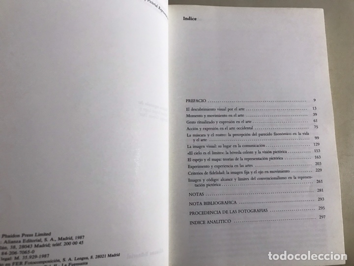 Libros de segunda mano: La imagen y el ojo. E. H. Gombrich. Alianza forma - Foto 2