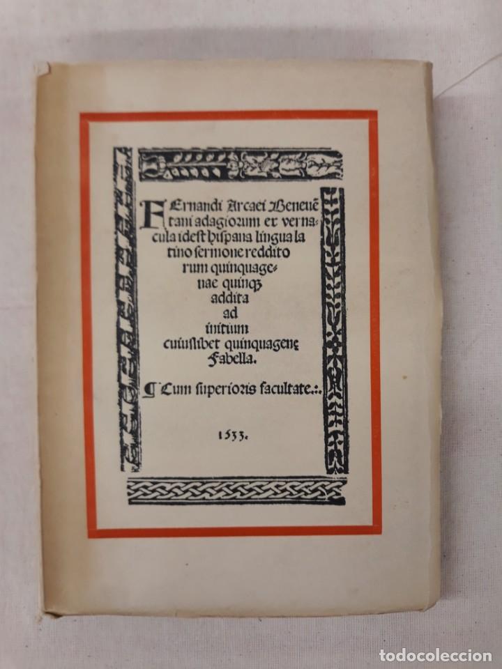 Libros de segunda mano: ARCEO BENEVENTANO, FERNANDO. ADAGIOS Y F&Aacute;BULAS - Foto 1