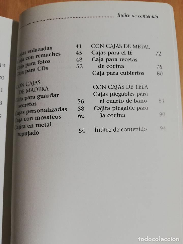 Libros de segunda mano: CREAR Y DECORAR CAJAS (DENISE CROLLE TERZAGHI) - Foto 4