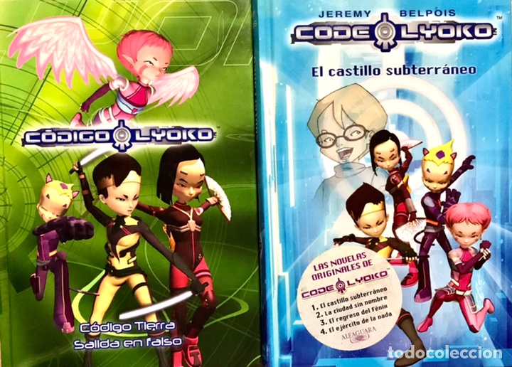 Libros de segunda mano: LOTE 2 LIBROS CODE LYOKO - EL CASTILLO SUBTERRANEO Y CODIGO TIERRA SALIDA EN FALSO - NOVELAS - Foto 1