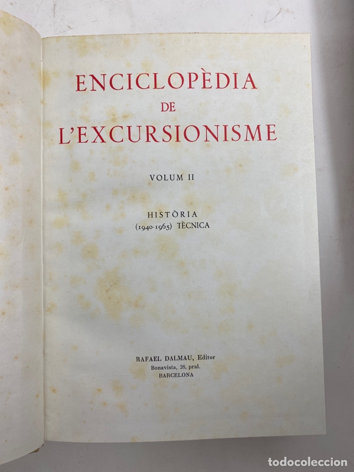 Libros de segunda mano: L-5828. ENCICLOPEDIA DE LEXCURSIONISME. R.DALMAU EDITOR, 2 VOLUMS. - Foto 7 - 227595520