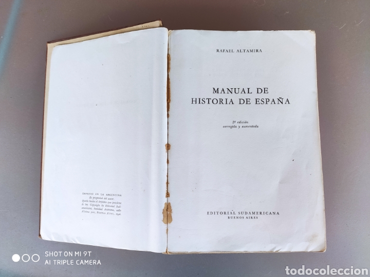 Libros de segunda mano: 1946. Manual de Historia de Espa&ntilde;a. - Foto 3