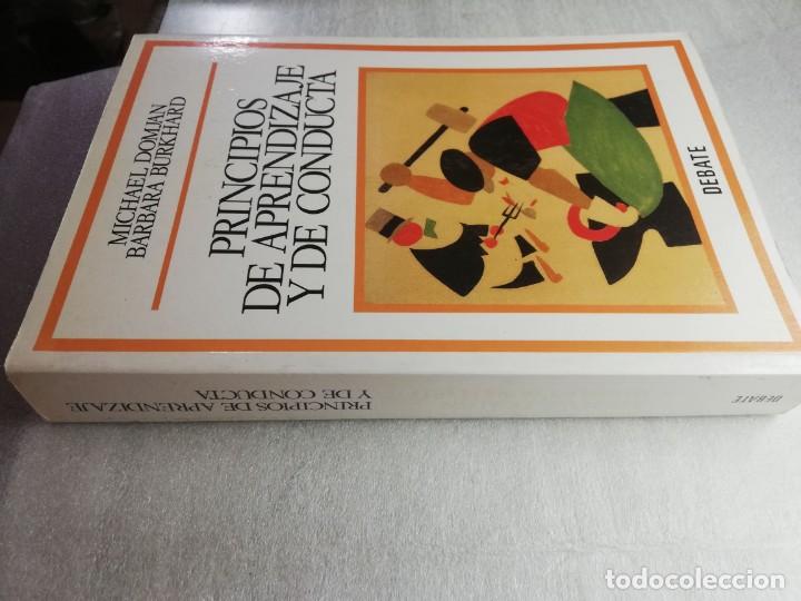Libros de segunda mano: PRINCIPIOS DE APRENDIZAJE Y DE CONDUCTA - MICHAEL DOMJAN - BARBARA BURKHARD - Foto 2