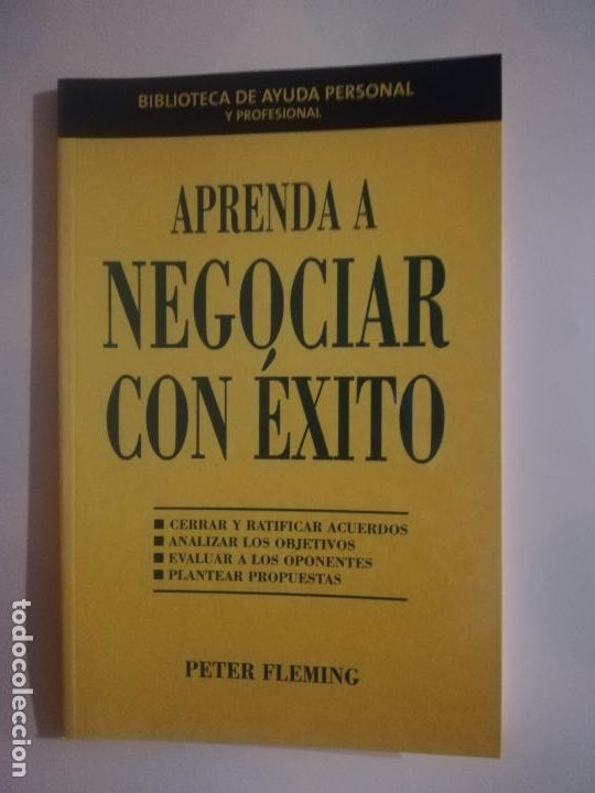 Libros de segunda mano: APRENDA A NEGOCIAR CON EXITO. PETER FLEMING. BIBLIOTECA DE AYUDA PERSONAL Y PROFESIONAL. 2004. - Foto 1