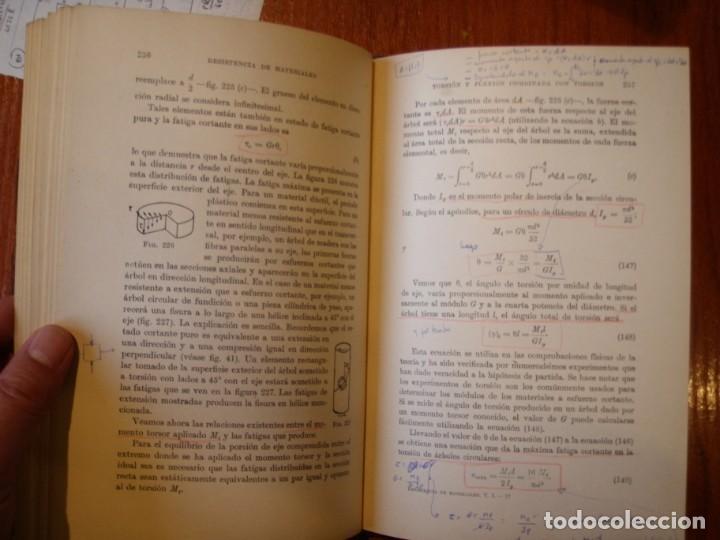 Libros de segunda mano: LIBRO RESISTENCIA DE MATERIALES 2 TIMOSHENKO 1964 - Foto 12