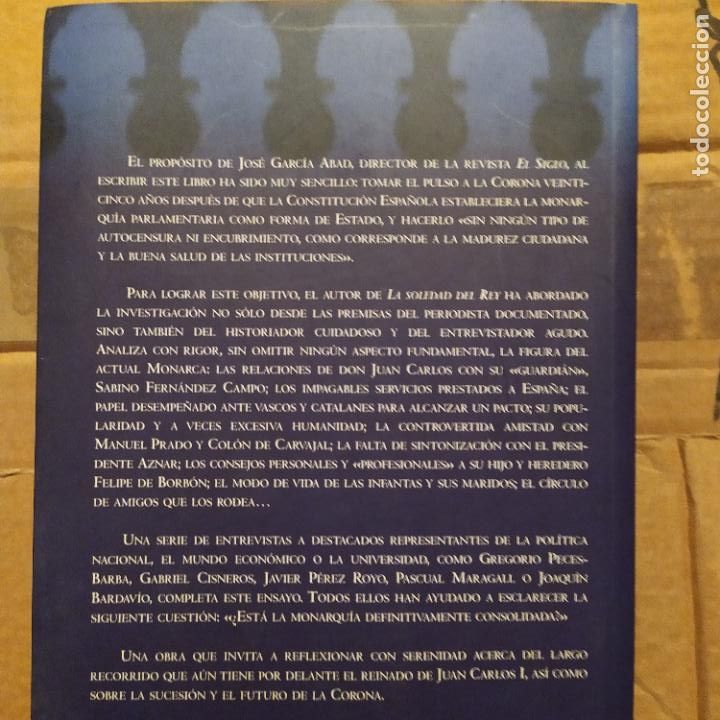 Libros de segunda mano: LA SOLEDAD DEL REY - JOSE GARCIA ABAD- LA ESFERA DE LOS LIBROS - Foto 3