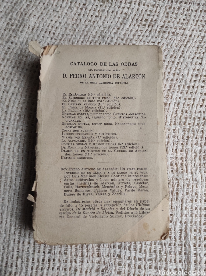 Libros de segunda mano: LA PR&Oacute;DIGA / PEDRO A. DE ALARC&Oacute;N 19&ordf; EDICI&Oacute;N - MADRID 1946 - Foto 3