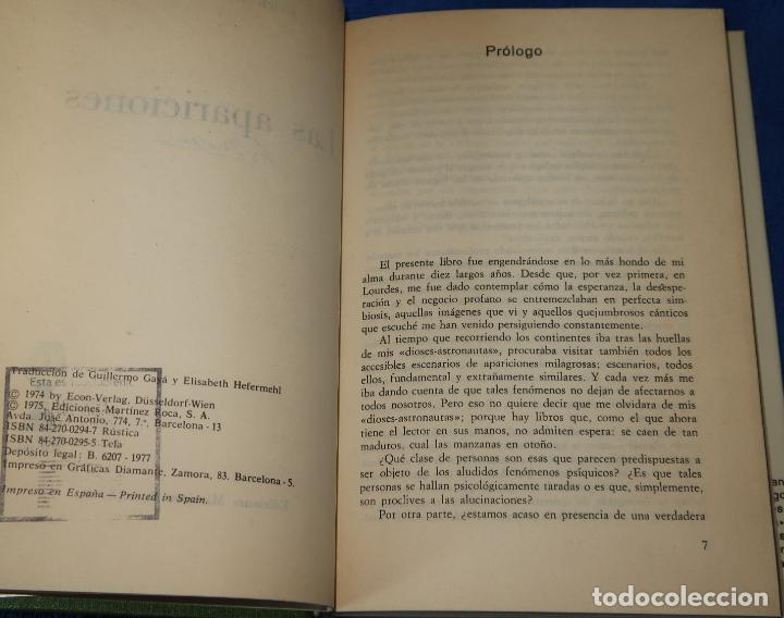 Libros de segunda mano: Las apariciones - Erich Von D&auml;niken - Ediciones Mart&iacute;nez Roca (1977) - Foto 2