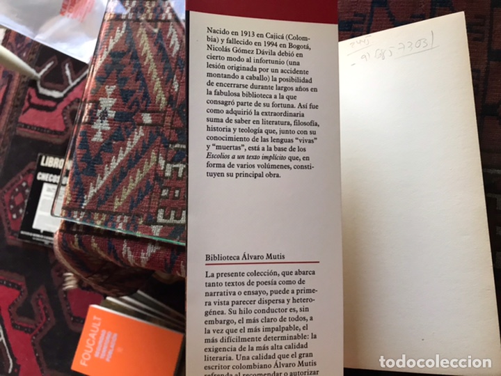Libros de segunda mano: Sucesivos escolios a un texto impl&iacute;cito. Nicol&aacute;s G&oacute;mez D&aacute;vila - Foto 5