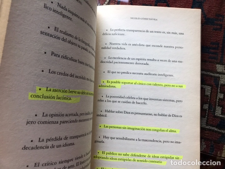 Libros de segunda mano: Sucesivos escolios a un texto impl&iacute;cito. Nicol&aacute;s G&oacute;mez D&aacute;vila - Foto 7