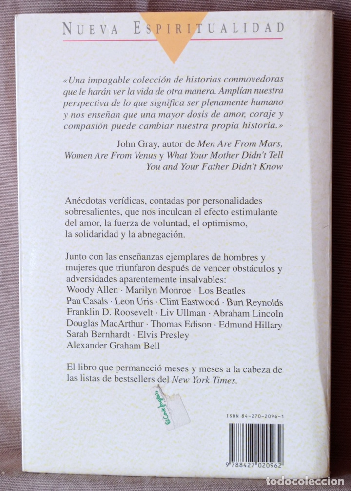 Libros de segunda mano: Vitaminas para el alma. Jack Canfield. Mark V&iacute;ctor Hansen. - Foto 2