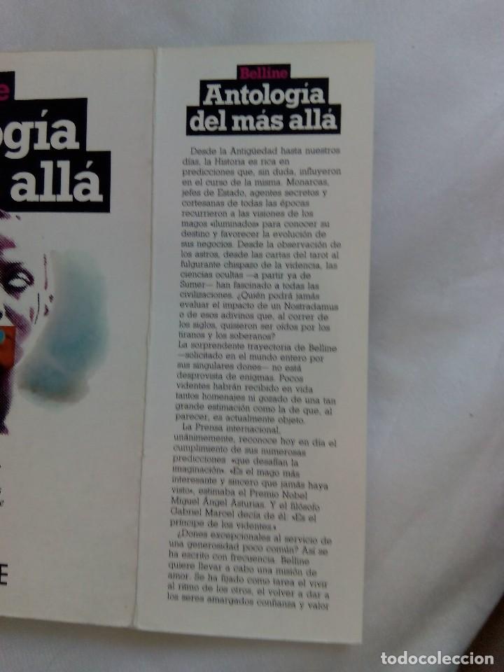 Libros de segunda mano: ANTOLOG&Iacute;A DEL M&Aacute;S ALL&Aacute; / BELLINE - Foto 4