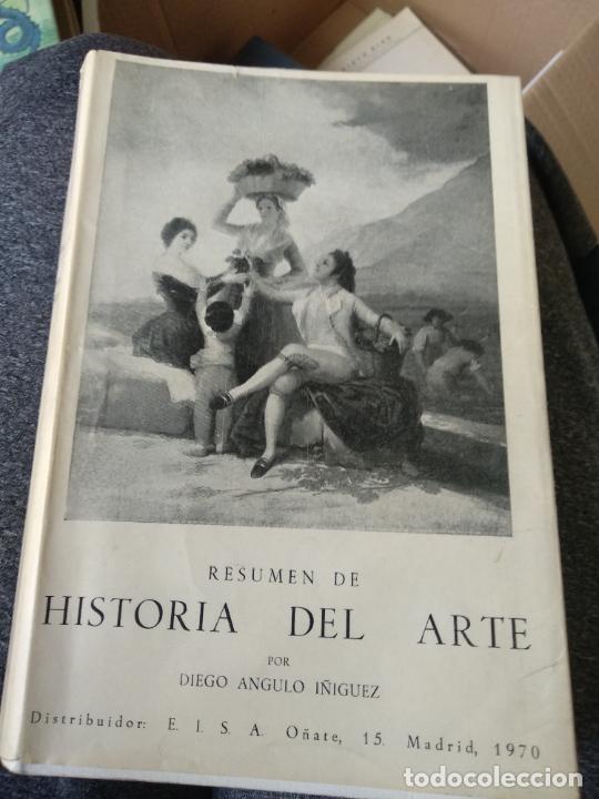 Libros de segunda mano: RESUMEN DE HISTORIA DEL ARTE - DIEGO ANGULO I&Ntilde;IGUEZ - Foto 1