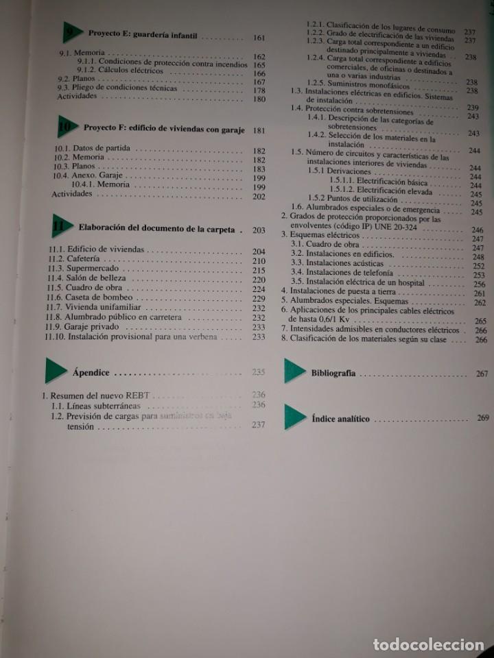 Libros de segunda mano: DESARROLLO INSTALACIONES ELECTROT&Eacute;CNICAS EDIFICIOS PROYECTOS PR&Aacute;CTICOS EJEMPLO PLANOS ESQUEMA EL&Eacute;CTR - Foto 4