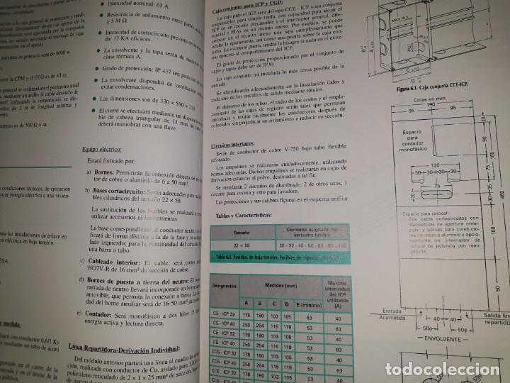 Libros de segunda mano: DESARROLLO INSTALACIONES ELECTROT&Eacute;CNICAS EDIFICIOS PROYECTOS PR&Aacute;CTICOS EJEMPLO PLANOS ESQUEMA EL&Eacute;CTR - Foto 8
