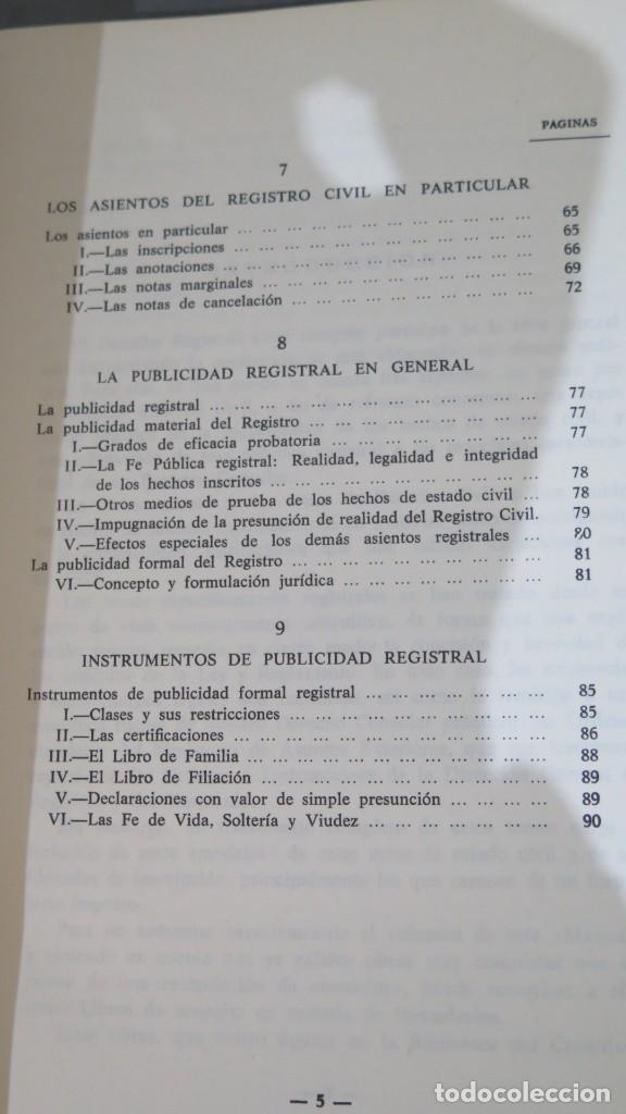Libros de segunda mano: FUNCION CONSULARES RELATIVAS AL REGISTRO CIVIL - Foto 4