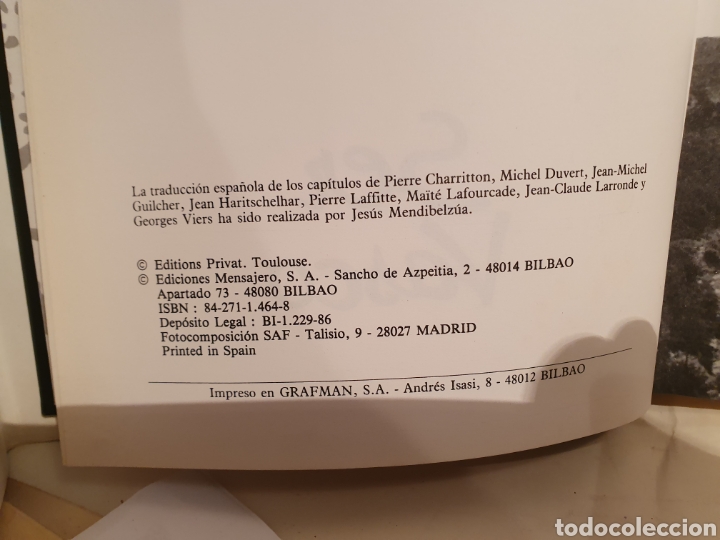 Libros de segunda mano: SER VASCO. JEAN HARITSCHELHAR. - Foto 3
