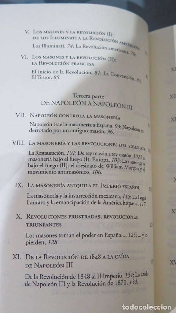 Libros de segunda mano: LOS MASONES. CESAR VIDAL - Foto 3