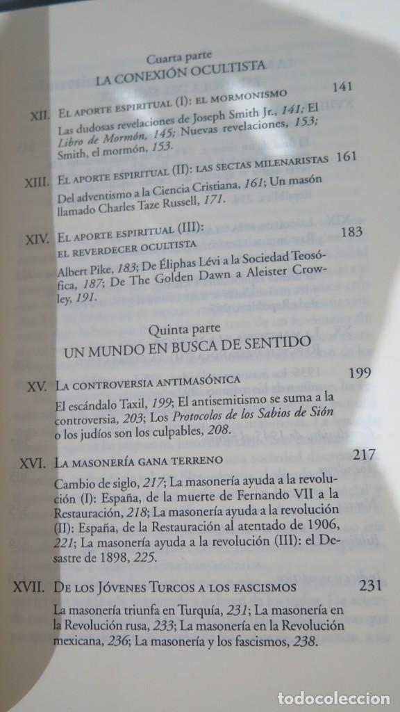 Libros de segunda mano: LOS MASONES. CESAR VIDAL - Foto 4