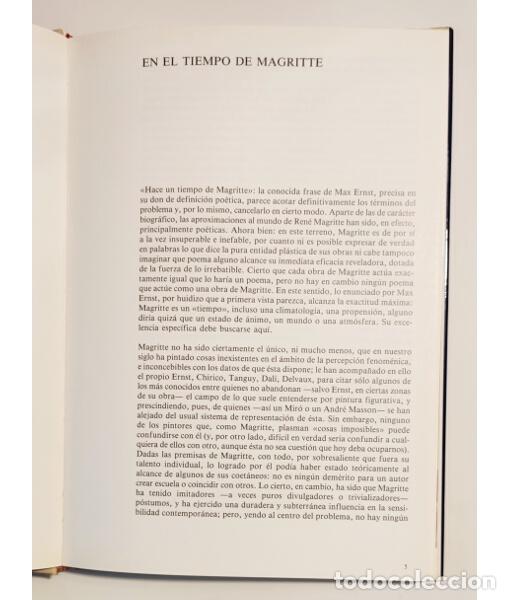 Libros de segunda mano: MAGRITTE. GIMFERRER, Pere. Ediciones Pol&iacute;grafa. 1986. - Foto 3