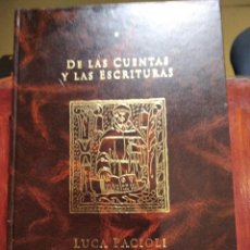 Libros de segunda mano: DE LAS CUENTAS Y LAS ESCRITURAS-LUCA PACIOLI-ESTUDIO INTRODUCTORIO ESTEBAN HERNANDEZ-AECA-1994. Lote 267020644