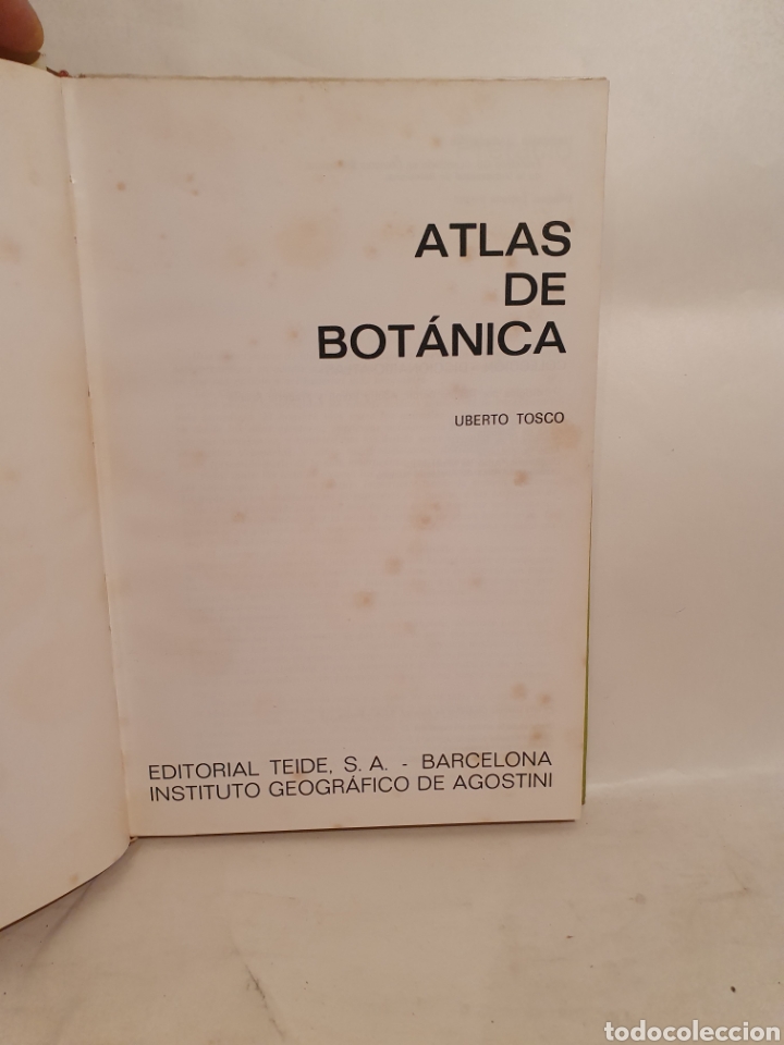 Libros de segunda mano: ATLAS DE BOTANICA. UBERTO TOSCO. 1971. - Foto 4