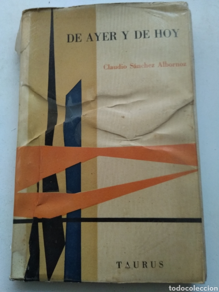 Libros de segunda mano: DE AYER Y DE HOY/CLAUDIO S&Aacute;NCHEZ ALBORNOZ - Foto 1