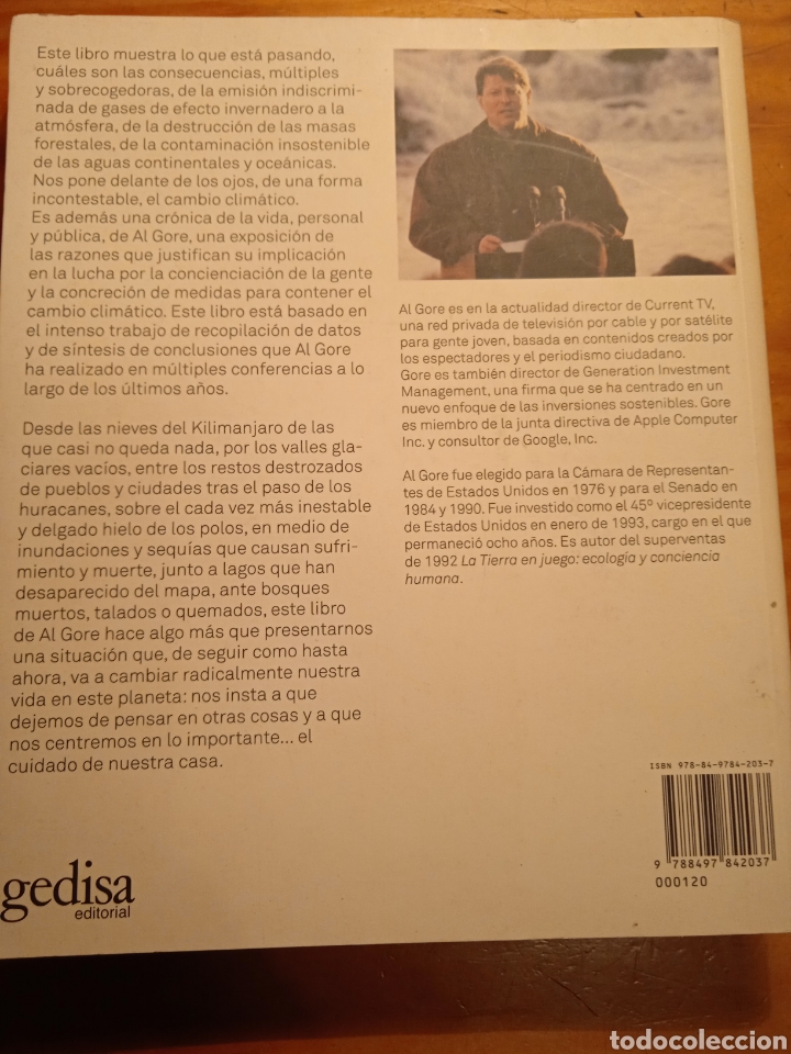 Libros de segunda mano: Una verdad inc&oacute;moda. Al Gore - Foto 2