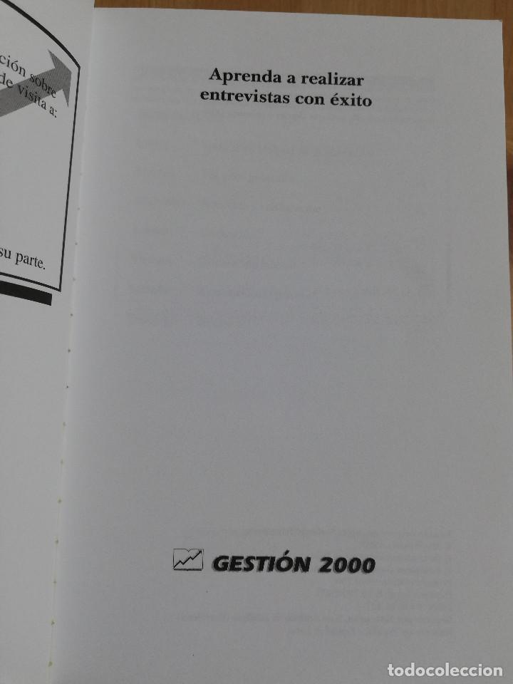 Libros de segunda mano: APRENDA A REALIZAR ENTREVISTAS CON &Eacute;XITO (GESTI&Oacute;N 2000) - Foto 2