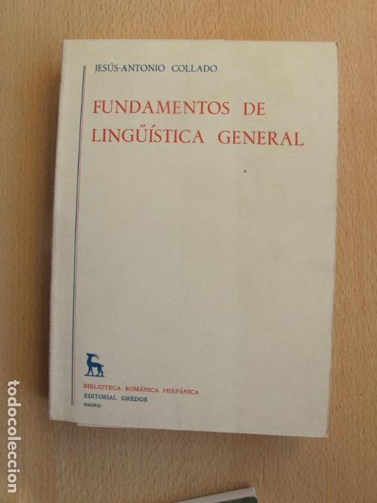 Libros de segunda mano: ELEMENTOS DE LING&Uuml;&Iacute;STICA GENERAl.- JES&Uacute;S ANTONIO COLLADO.- EDITORIAL GREDOS. 1974 - Foto 1