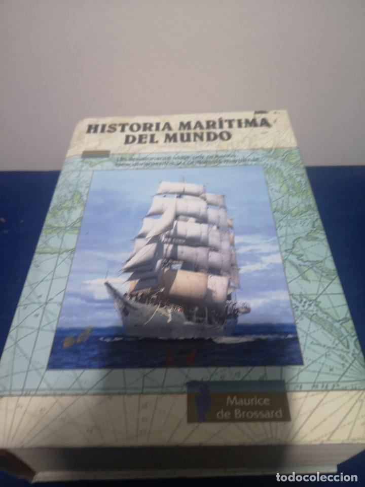 Libros de segunda mano: Historia mar&iacute;tima del mundo. Maurice de Brossard - Foto 1