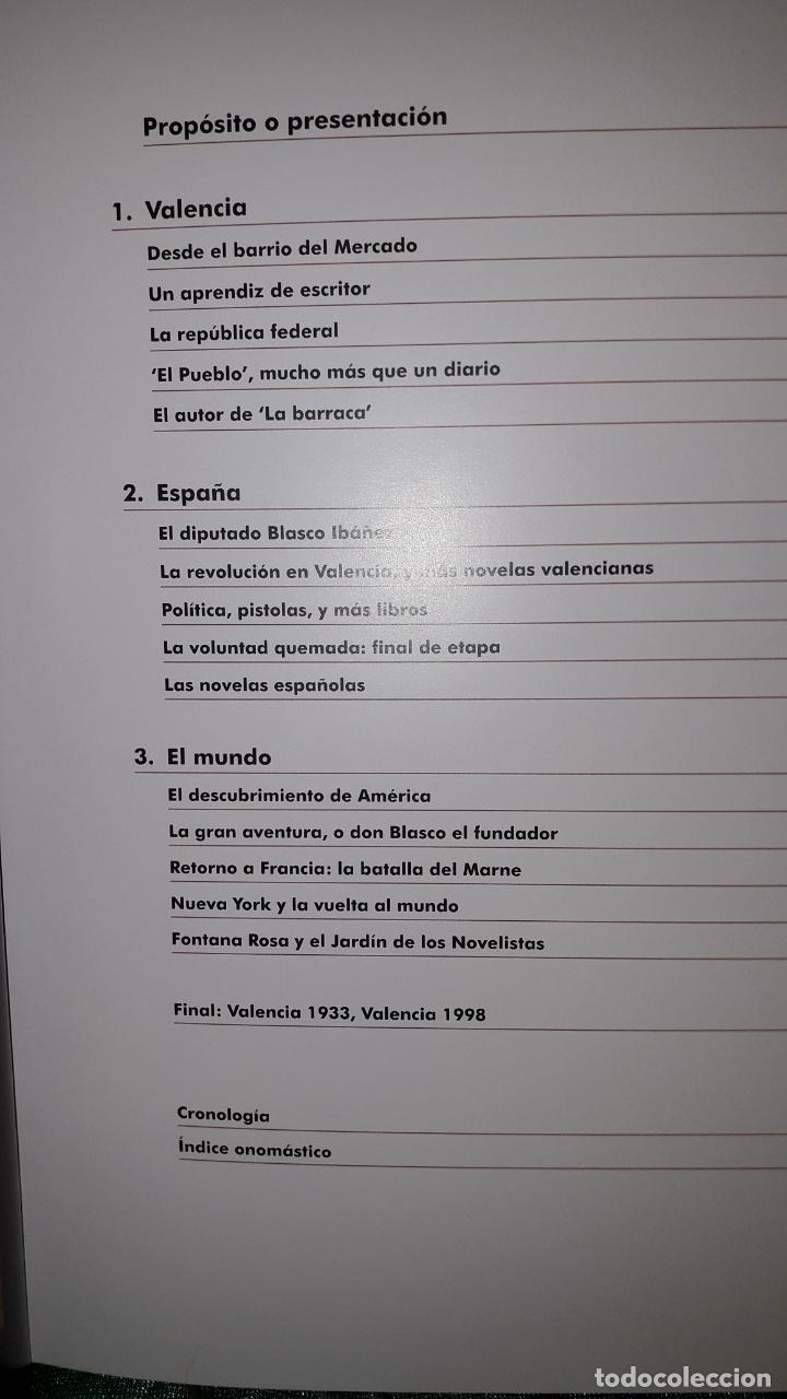 Libros de segunda mano: La prodigiosa historia de Vicente Blasco Iba&ntilde;ez - Foto 2