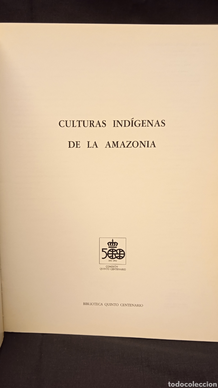 Libros de segunda mano: CULTURAS IND&Iacute;GENAS DE LA AMAZONIA - VVAA - COMISI&Oacute;N QUINTO CENTENARIO 1986 #3580 - Foto 4
