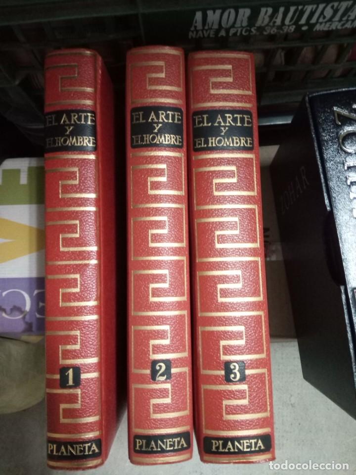 Libros de segunda mano: El Arte y el Hombre (Planeta) Tomos 1, 2 y 3 - Foto 1