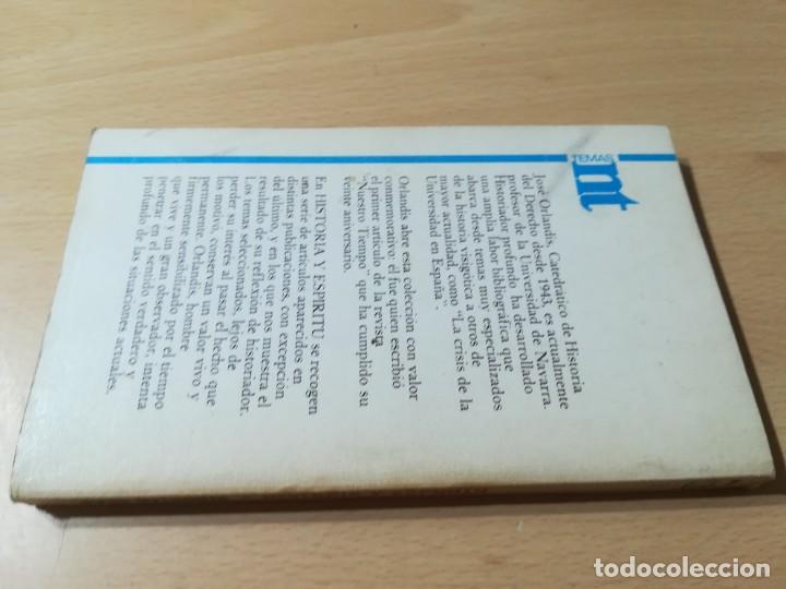 Libros de segunda mano: HISTORIA Y ESPIRITU / JOSE ORLANDIS / EUNSA / ZESQ503 - Foto 2