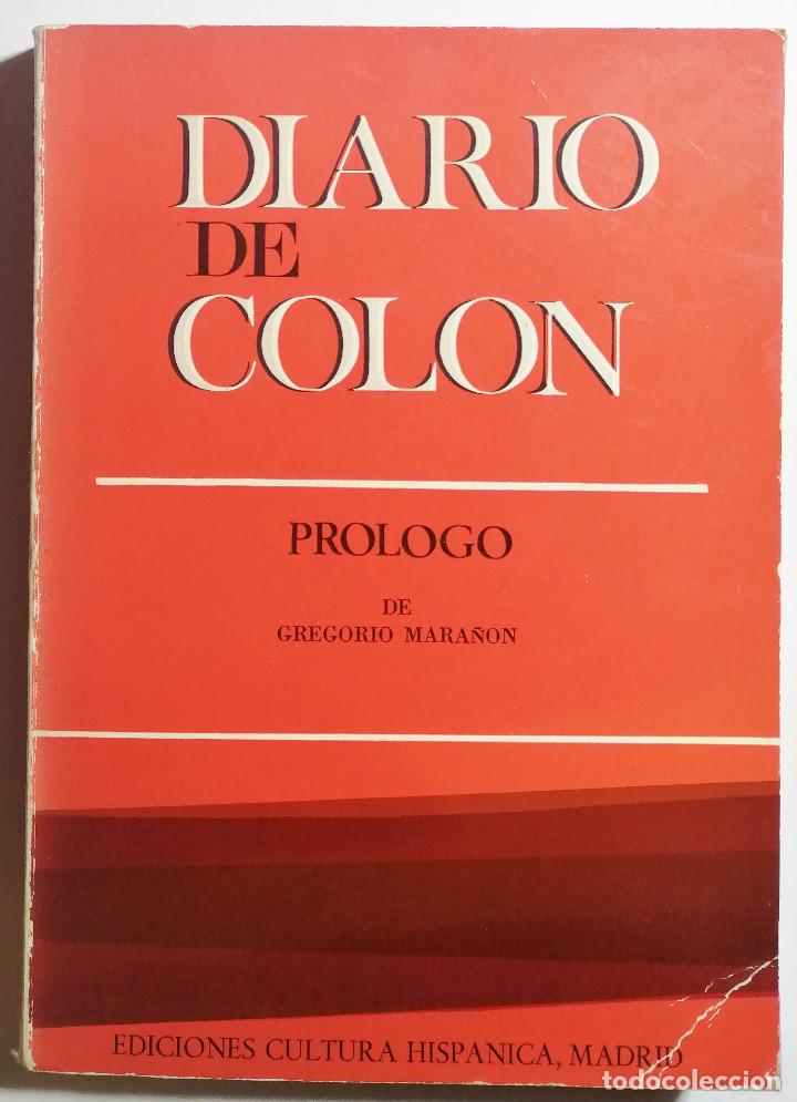 Libros de segunda mano: DIARIO DE COL&Oacute;N. PR&Oacute;LOGO DE GREGORIO MARA&Ntilde;&Oacute;N. 1968. - Foto 1