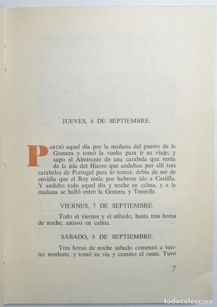 Libros de segunda mano: DIARIO DE COL&Oacute;N. PR&Oacute;LOGO DE GREGORIO MARA&Ntilde;&Oacute;N. 1968. - Foto 3