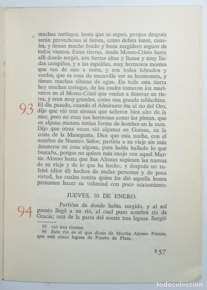 Libros de segunda mano: DIARIO DE COL&Oacute;N. PR&Oacute;LOGO DE GREGORIO MARA&Ntilde;&Oacute;N. 1968. - Foto 5